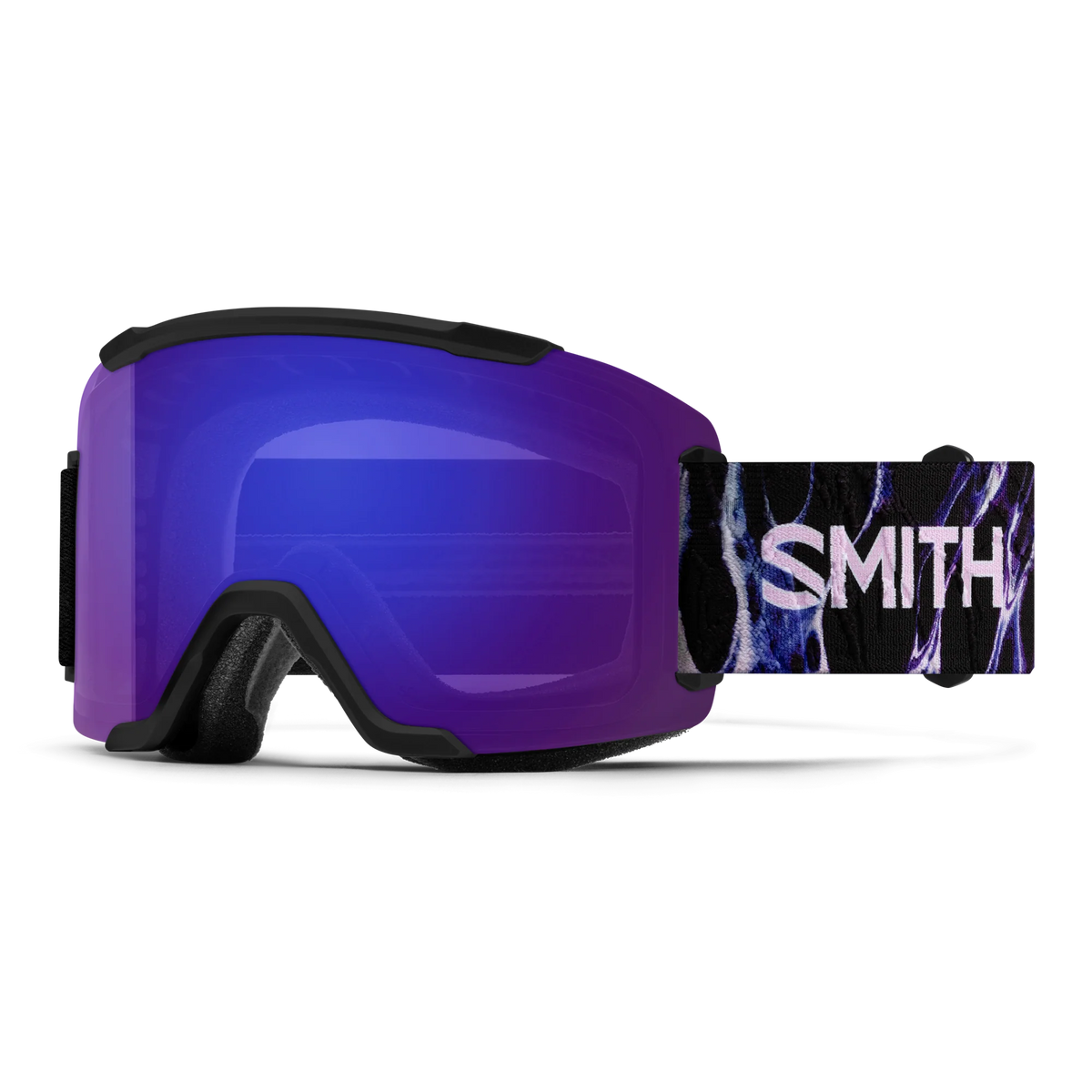 SMITH Squad Black Flex Plasma Chromapop Everyday Violet Mirror/Storm Blue Sensor Mirror