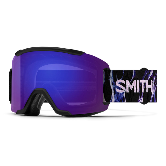 SMITH Squad Black Flex Plasma Chromapop Everyday Violet Mirror/Storm Blue Sensor Mirror