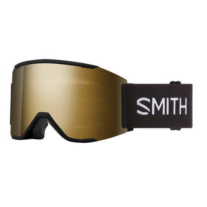 SMITH Squad Mag Black Chromapop Sun Black Gold Mirror/ Storm Blue Sensor Mirror