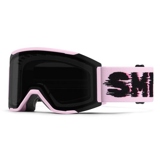 SMITH Squad Mag Pink Frost Flex Glitch Chromapop Sun Black/ Storm Blue Sensor Mirror