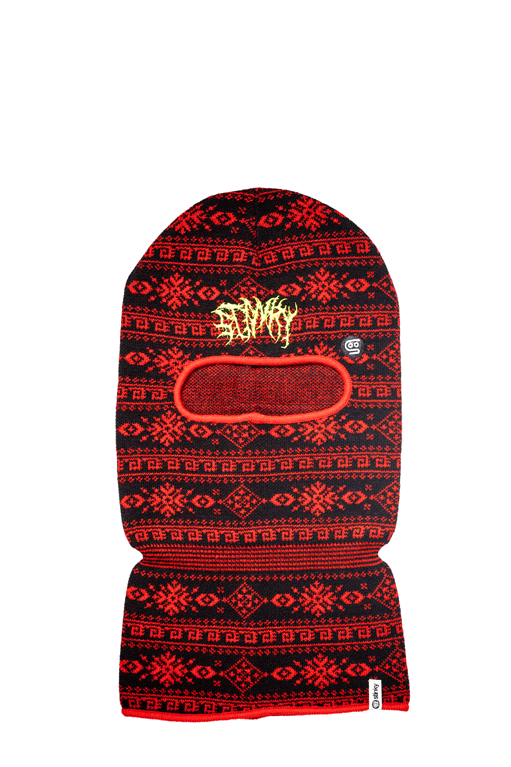 STINKY Traditions Balaclava Cardinal Lines Snow Boutique