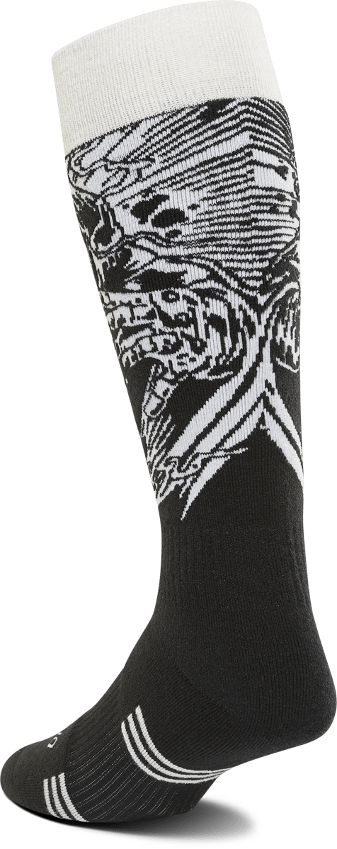 THIRTYTWO 32 Merino Sock Black/White Lines Snow Boutique