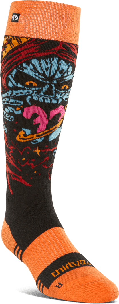 THIRTYTWO 32 Merino Sock Orange Lines Snow Boutique