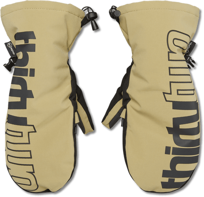 THIRTYTWO Corp Mitt Beige Lines Snow Boutique