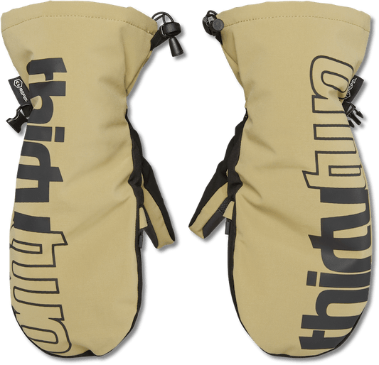 THIRTYTWO Corp Mitt Beige Lines Snow Boutique