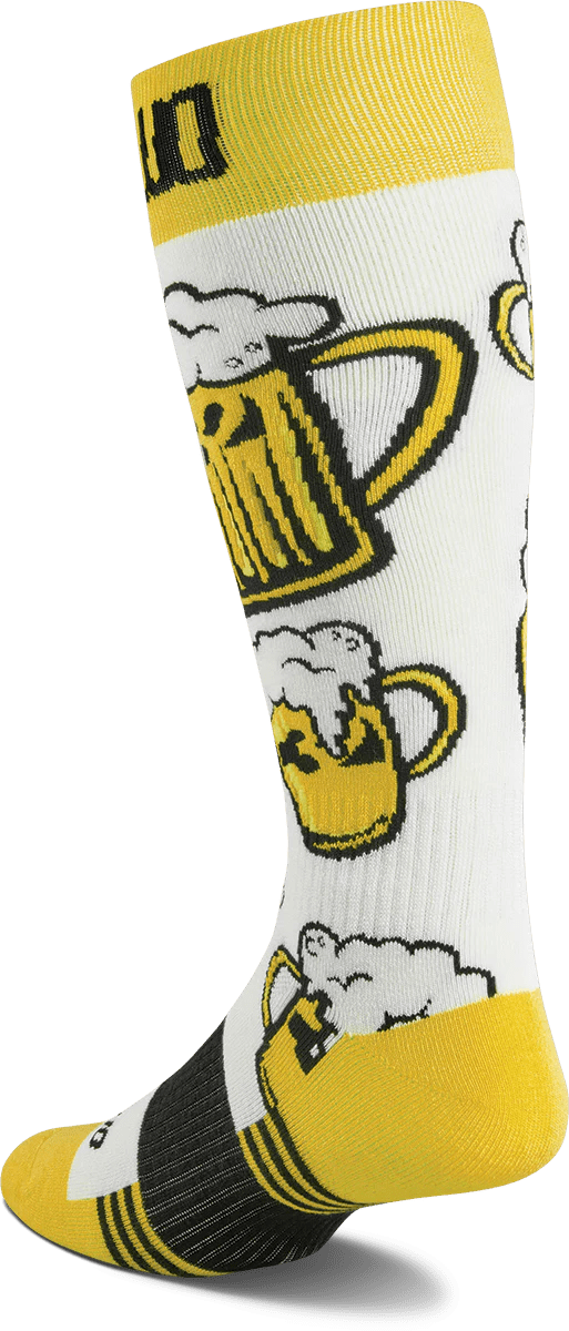 THIRTYTWO Double Sock White/Yellow - Lines Snow Boutique