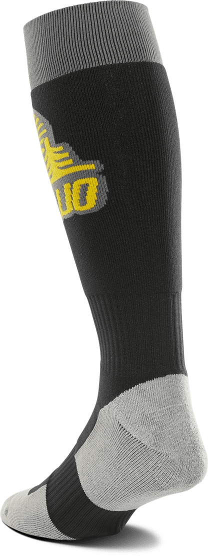 THIRTYTWO Halo Sock Black/Charcoal Lines Snow Boutique