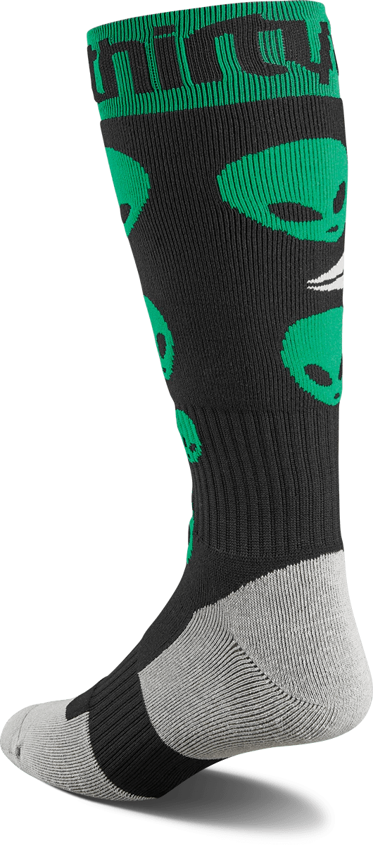 THIRTYTWO Halo Sock Green Lines Snow Boutique