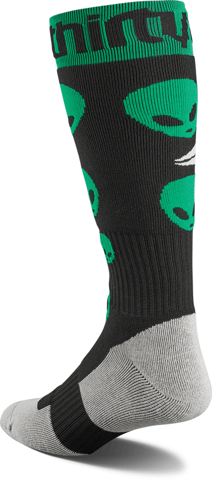 THIRTYTWO Halo Sock Green Lines Snow Boutique