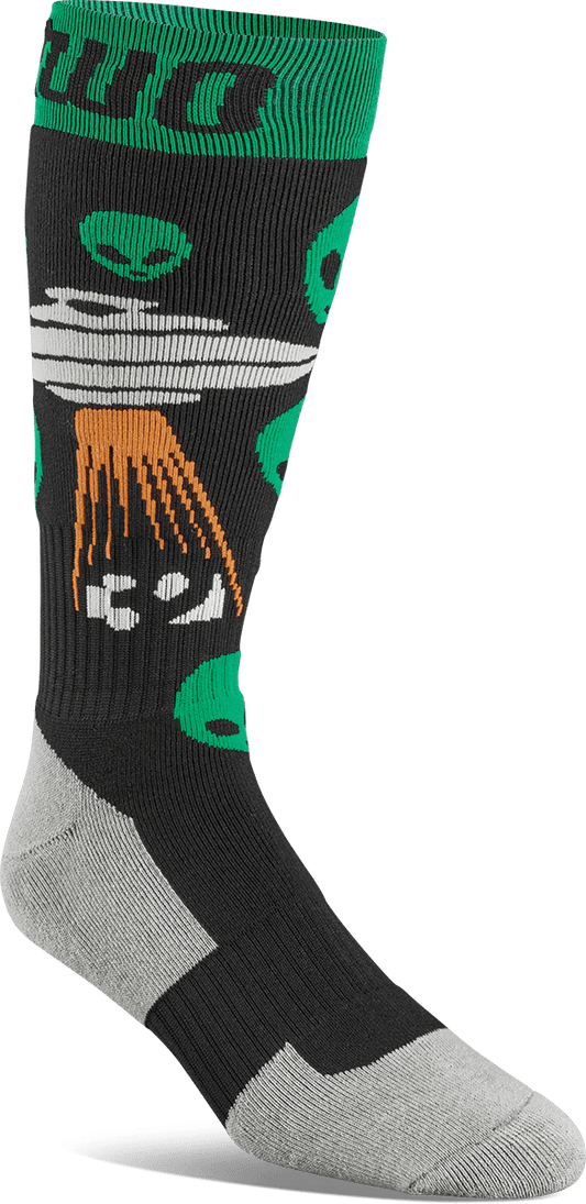 THIRTYTWO Halo Sock Green Lines Snow Boutique