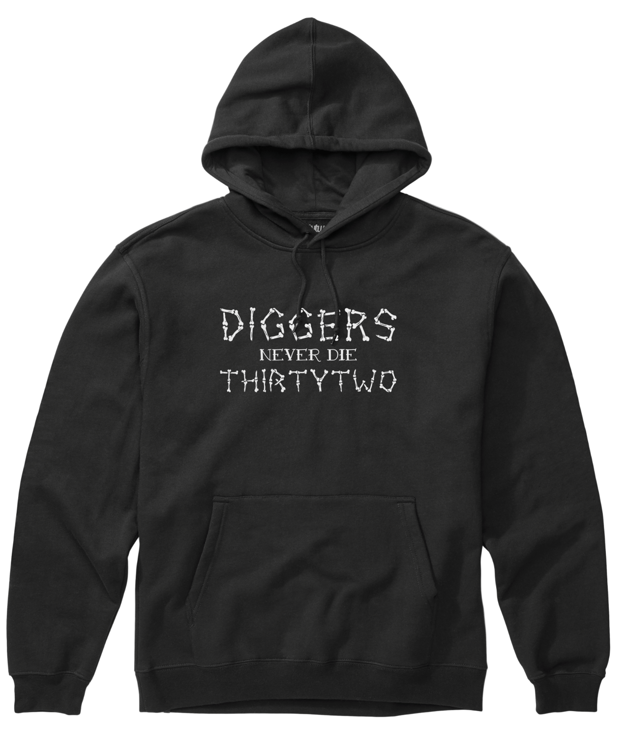 THIRTYTWO Hoodie Digger Hoodie Black Lines Snow Boutique
