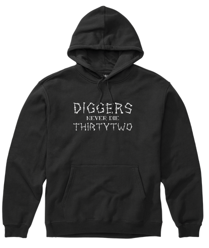 THIRTYTWO Hoodie Digger Hoodie Black Lines Snow Boutique