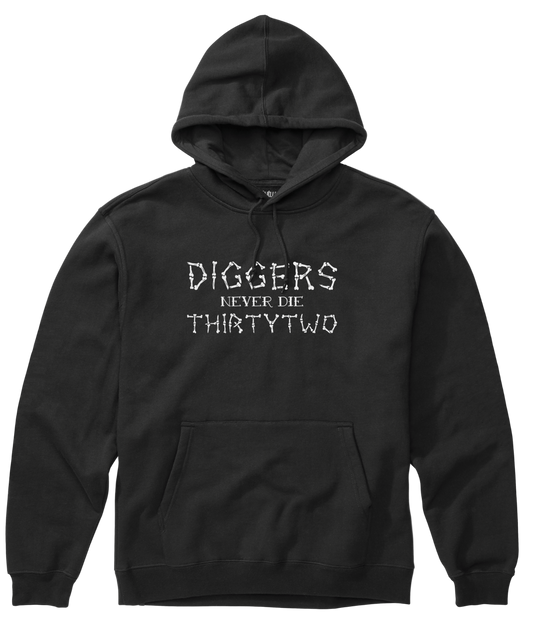 THIRTYTWO Hoodie Digger Hoodie Black Lines Snow Boutique