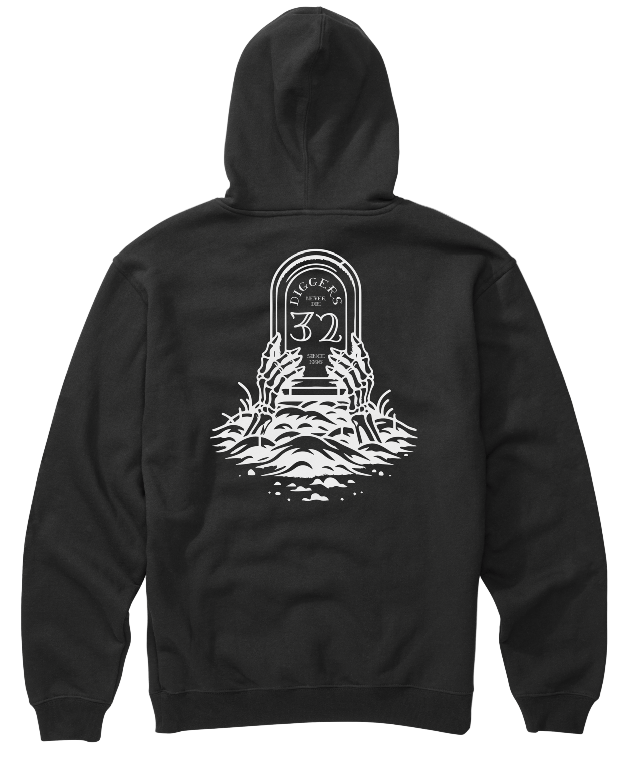 THIRTYTWO Hoodie Digger Hoodie Black Lines Snow Boutique