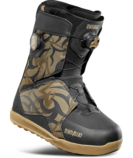 THIRTYTWO Lashed Double BOA Corduroy Black/Print Lines Snow Boutique