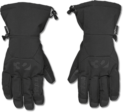 THIRTYTWO Lashed Glove Black Lines Snow Boutique