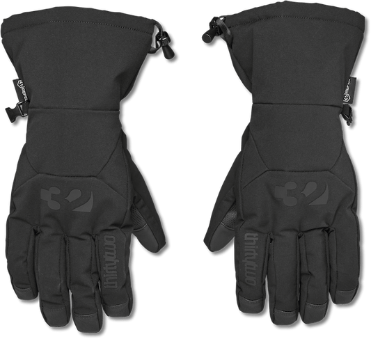 THIRTYTWO Lashed Glove Black Lines Snow Boutique