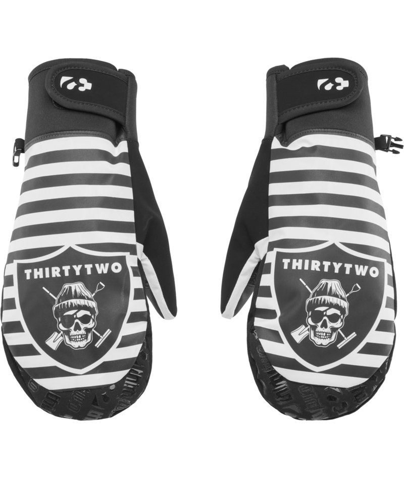 THIRTYTWO Mts Gateway Mitt Black Lines Snow Boutique