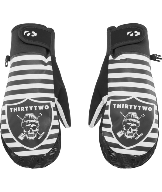 THIRTYTWO Mts Gateway Mitt Black Lines Snow Boutique