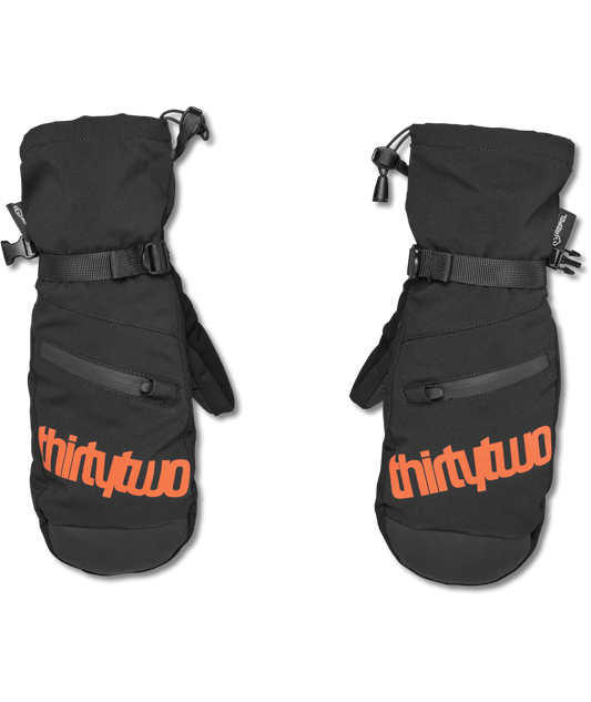 THIRTYTWO Mts Youth Corp Mitt Black/Orange - Lines Snow Boutique