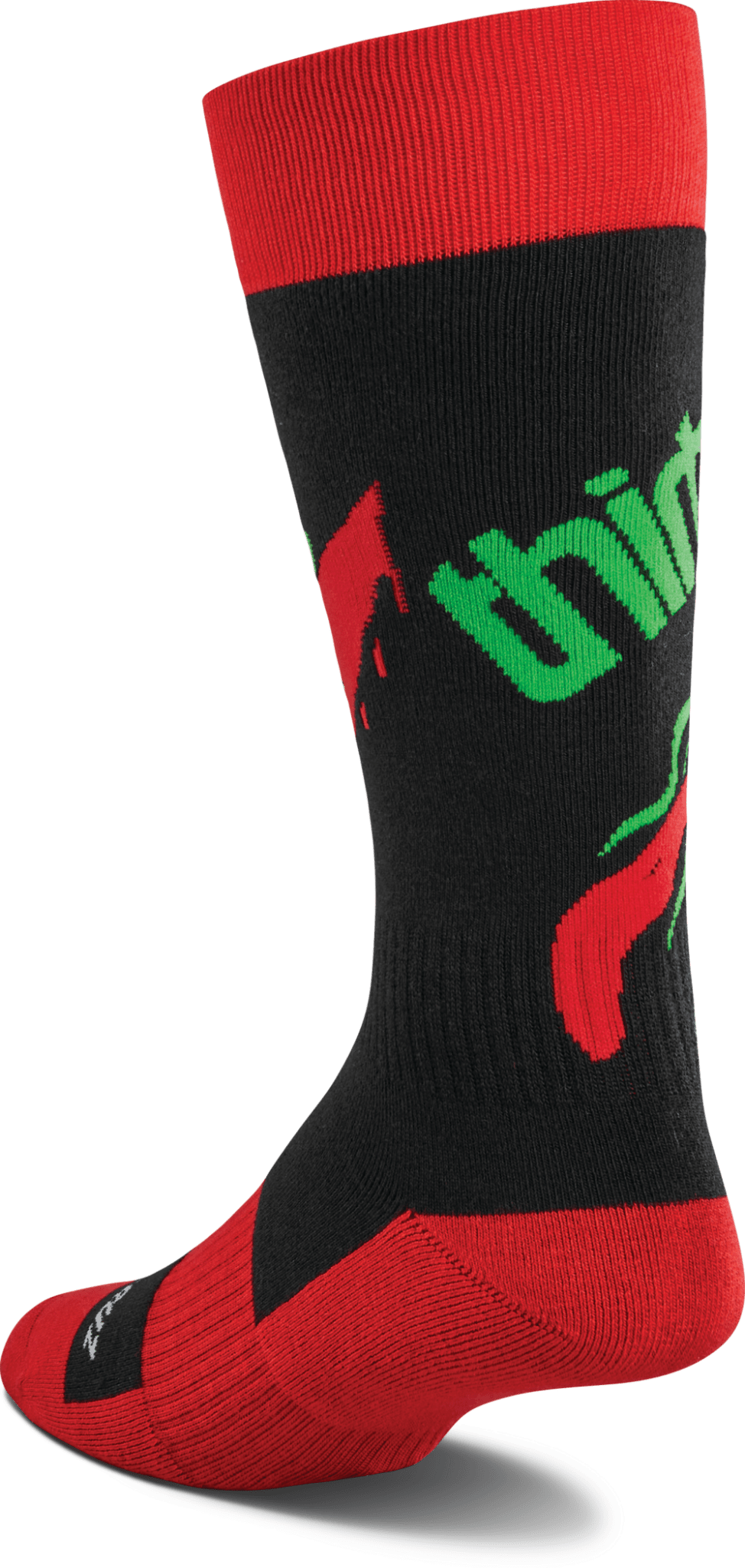 THIRTYTWO Santa Cruz Sock Red/Black Lines Snow Boutique