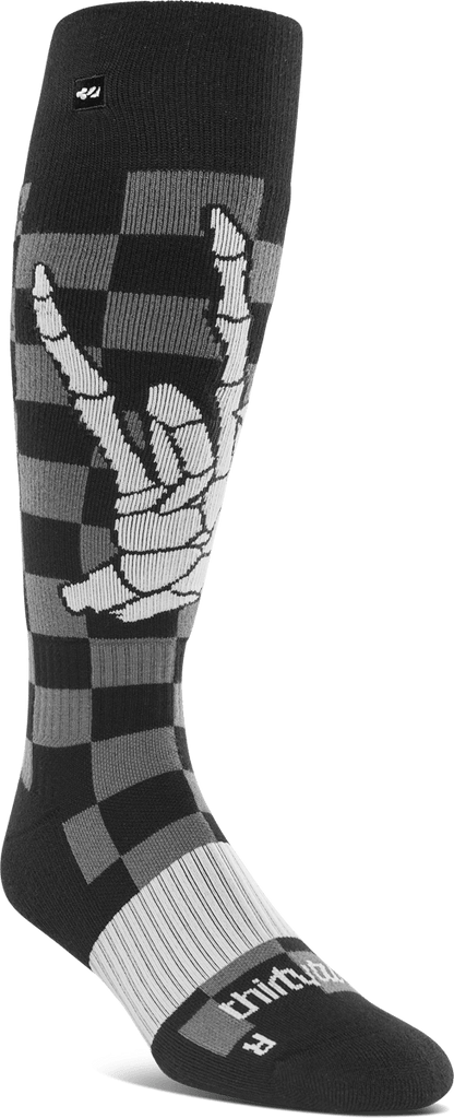 THIRTYTWO Slush Sock Black/White Lines Snow Boutique