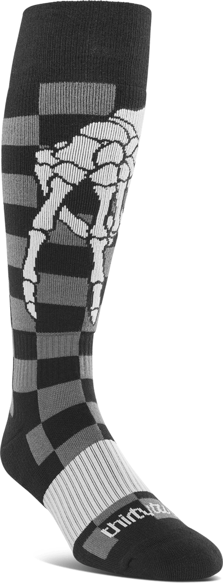 THIRTYTWO Slush Sock Black/White Lines Snow Boutique