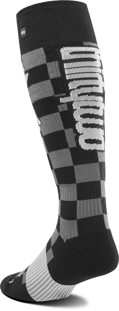 THIRTYTWO Slush Sock Black/White Lines Snow Boutique
