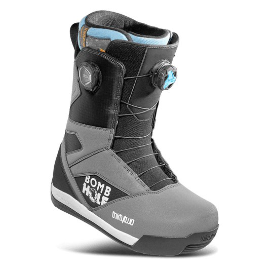 THIRTYTWO Stw Double BOA Bomb Hole Grey/Black/Blue - Lines Snow Boutique