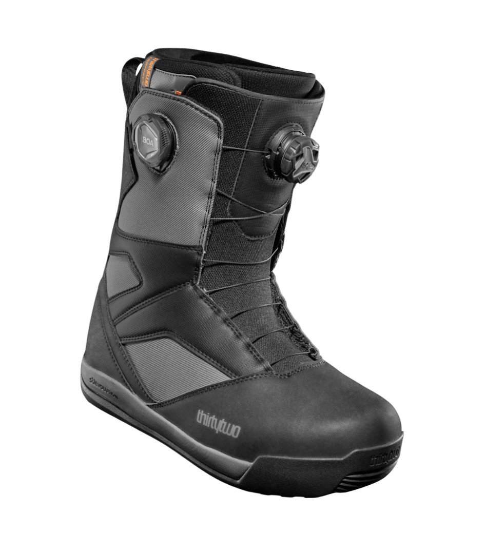 THIRTYTWO STW Double BOA Dark Grey Lines Snow Boutique