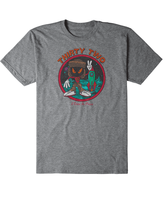 THIRTYTWO Tee Pop Tee Grey/Heather Lines Snow Boutique