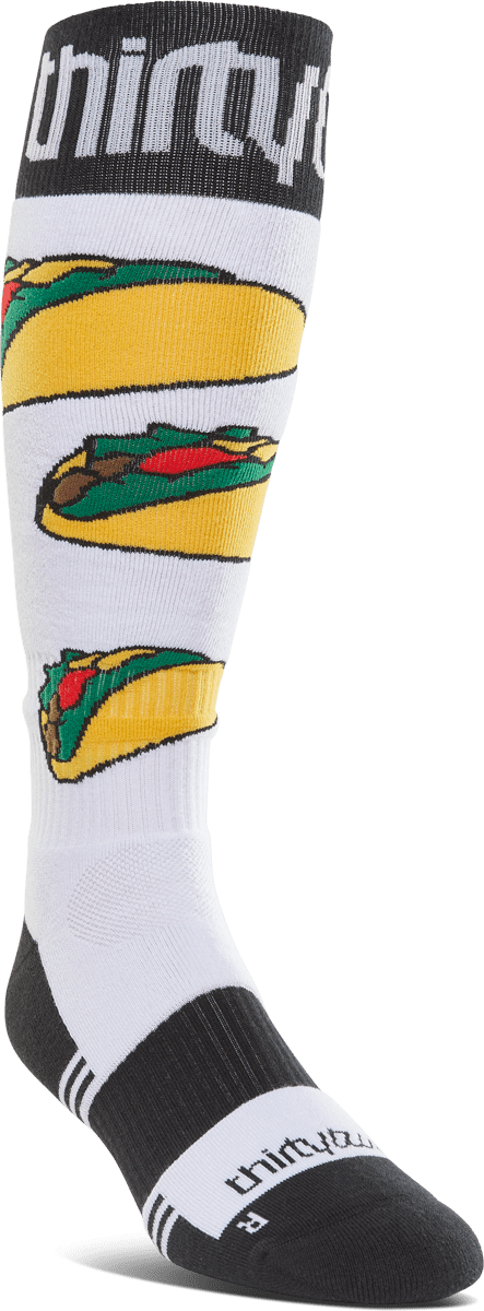 THIRTYTWO Tm Coolmax Sock Green/Black Lines Snow Boutique