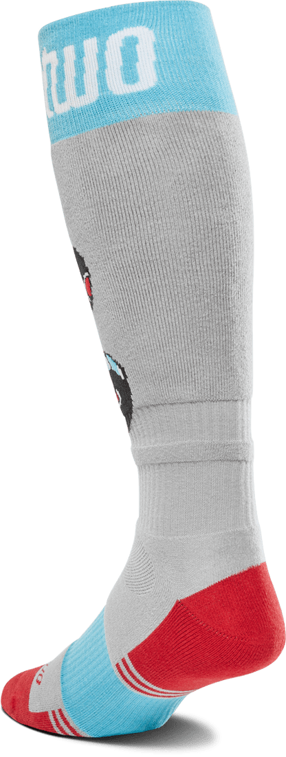 THIRTYTWO Tm Coolmax Sock Grey/Red Lines Snow Boutique