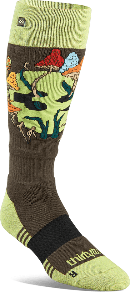 THIRTYTWO Tm Coolmax Sock Moss Lines Snow Boutique
