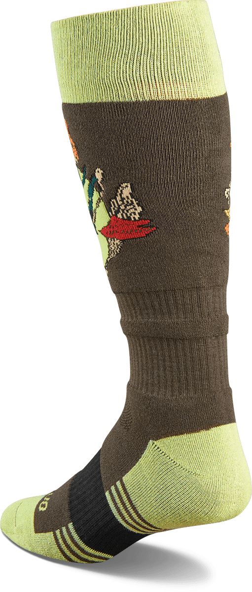 THIRTYTWO Tm Coolmax Sock Moss Lines Snow Boutique