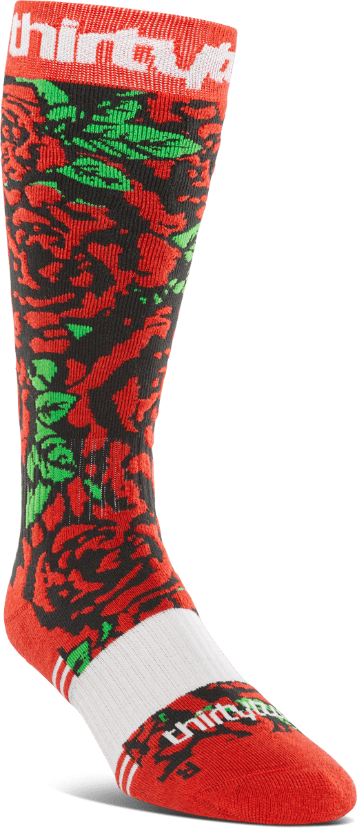 THIRTYTWO W Double Sock Red/Black Lines Snow Boutique