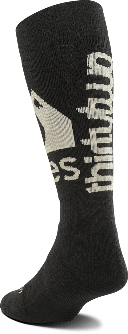 THIRTYTWO W JONES Merino Sock Black Lines Snow Boutique