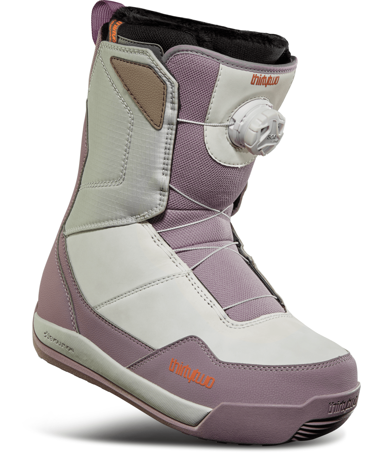 THIRTYTWO W's Shifty BOA Gray/Purple Lines Snow Boutique