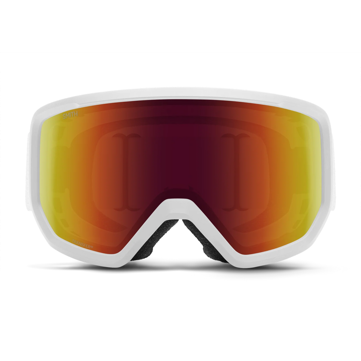 SMITH Transfer White Red Solx Mirror Antifog