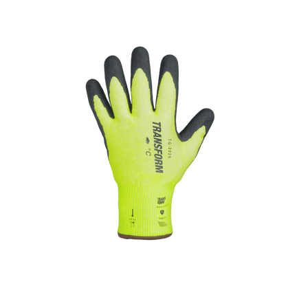TRANSFORM The Workwear Glove Neon Green Lines Snow Boutique