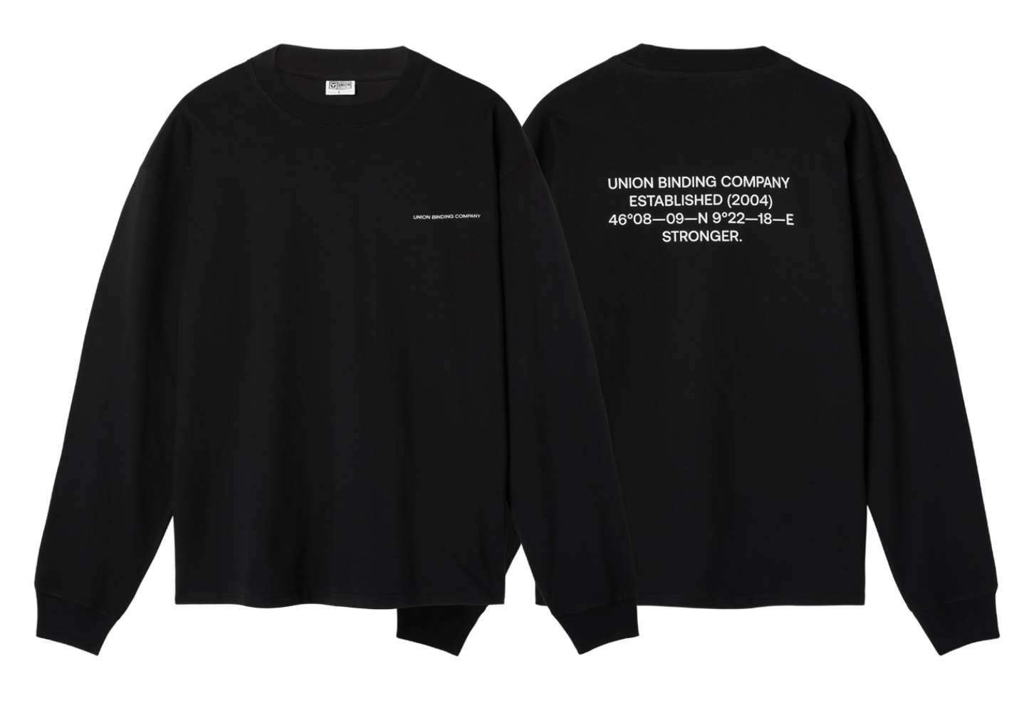 UNION 20-YR Long Sleeve Tee Black Lines Snow Boutique
