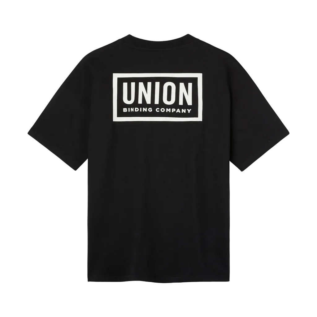 UNION Logo Cotton Tee Black - Lines Snow Boutique