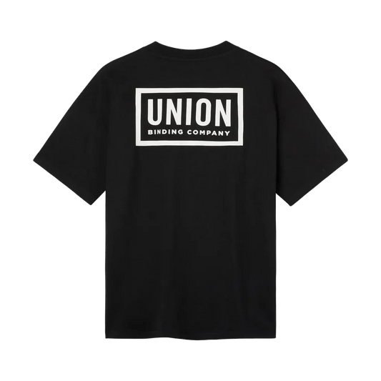 UNION Logo Cotton Tee Black - Lines Snow Boutique