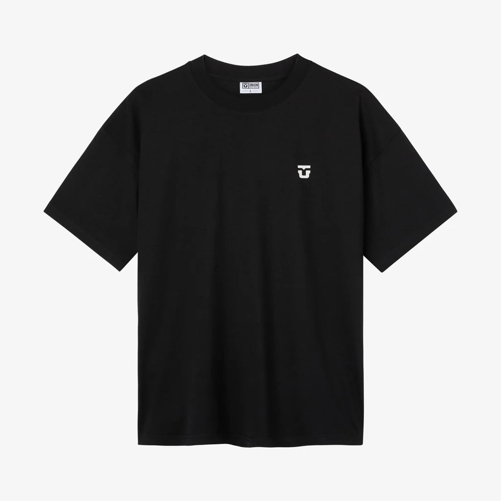 UNION Logo Cotton Tee Black Lines Snow Boutique