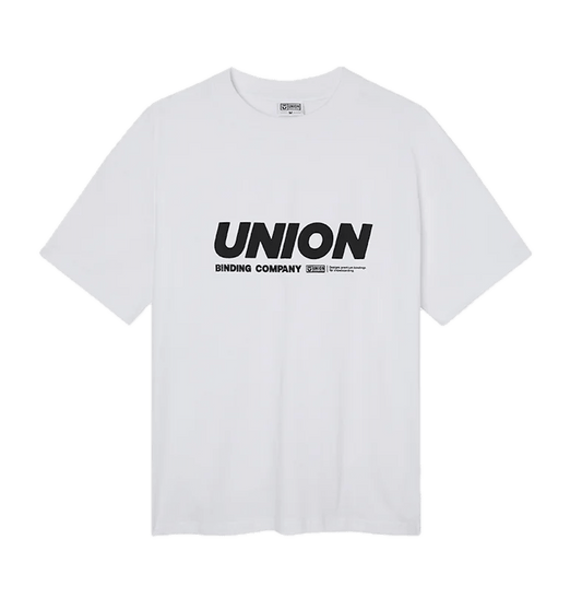 UNION Logo Tee White Lines Snow Boutique