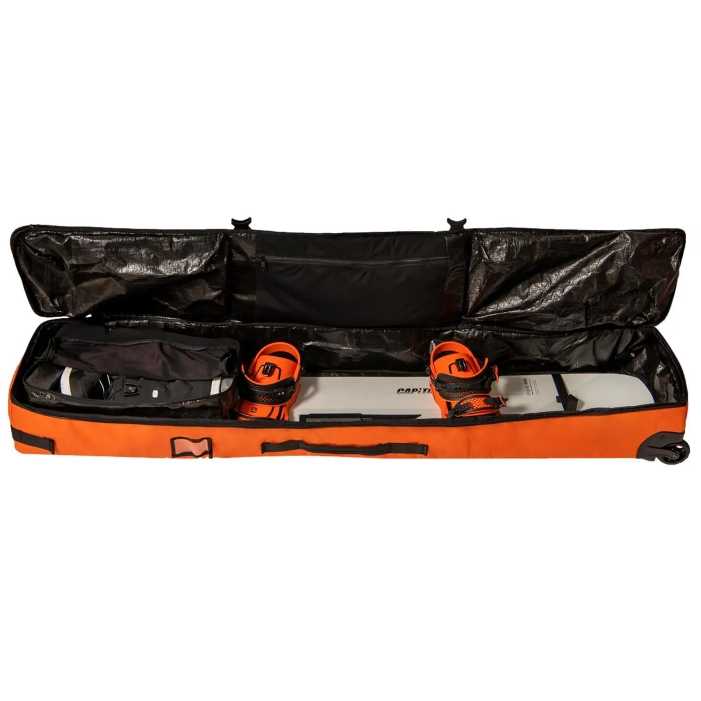 UNION Wheeled Board Bag Orange 165cm Lines Snow Boutique