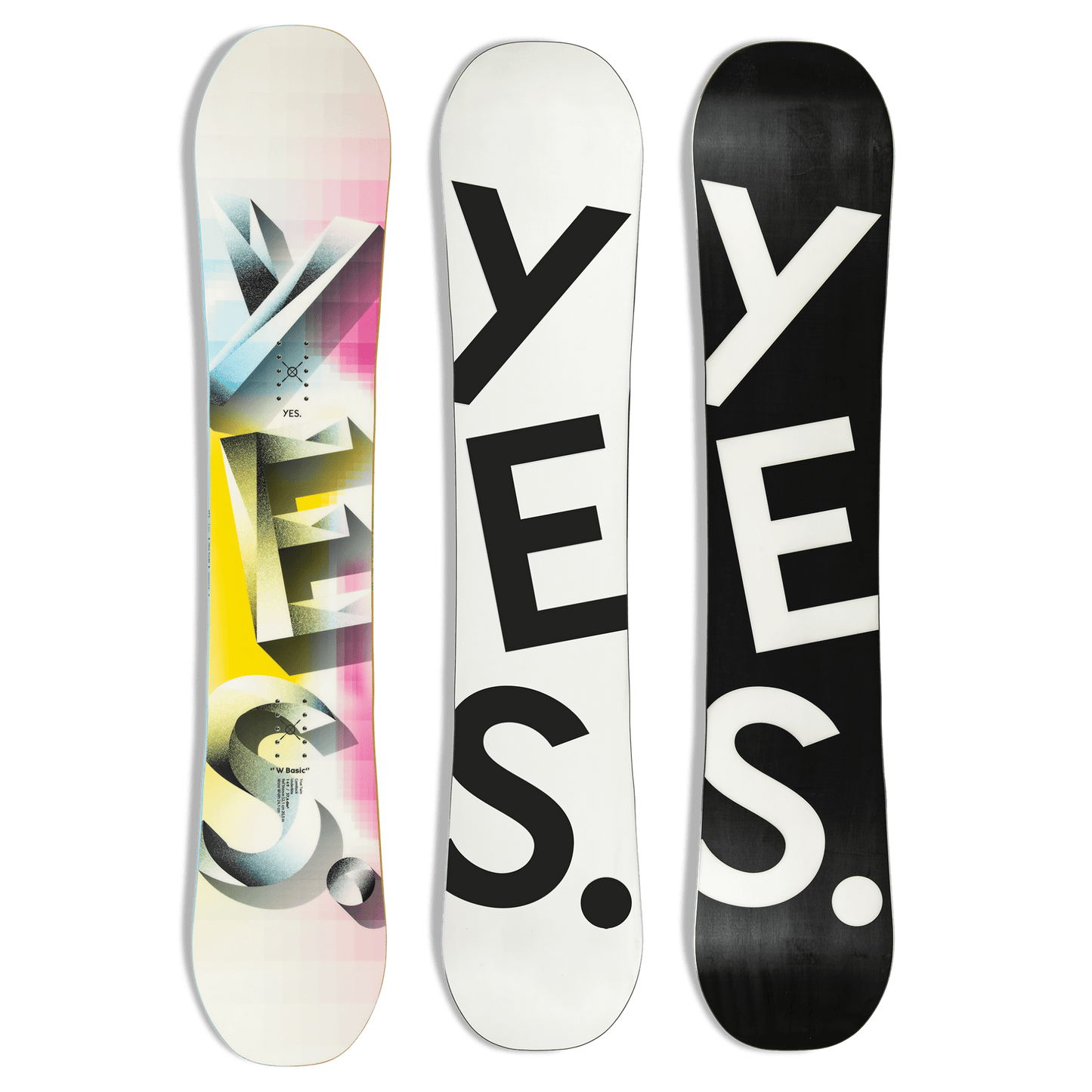 YES W Basic Lines Snow Boutique