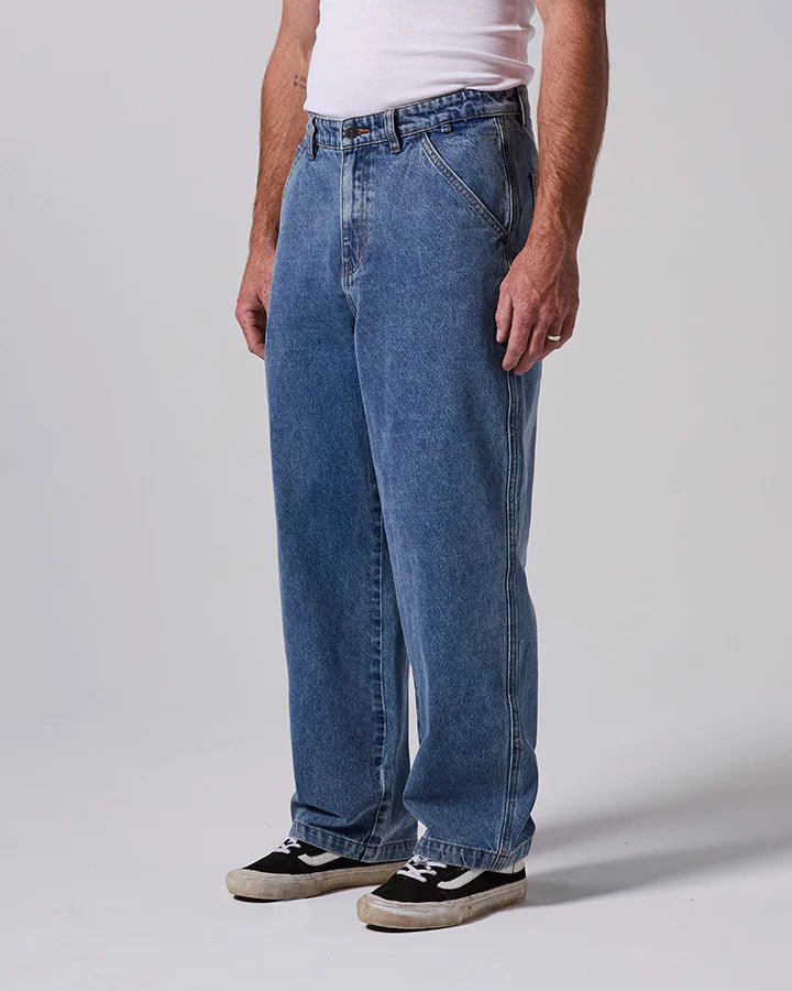 FORMER Reynolds Denim Mid Blue Lines Snow Boutique